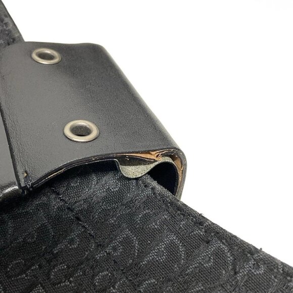 Auth DIOR/ChristianDior Street Chic, Trotter - Black Gray Jacquard Leather - Picture 12 of 16